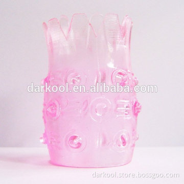 L011/Male sex toys Crystal Penis Ring,soft silicone male cock penis sleeve